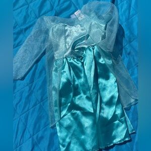 Disney Girl's Elsa Costume, Blue, Size 4-6x